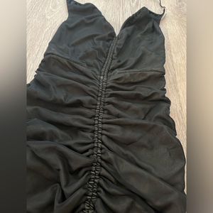 Selfie Leslie Dress: Angel Biba Size S: Black Slinky‎ Mini Dress